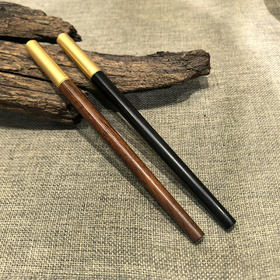 钢笔式狼毫软笔花梨木/紫光檀