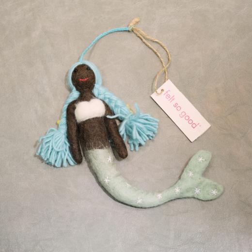 北京仓｜Felt So Good-Magical Mermaids-神奇美人鱼银白 羊毛毡 挂件［英国设计师］ 商品图2