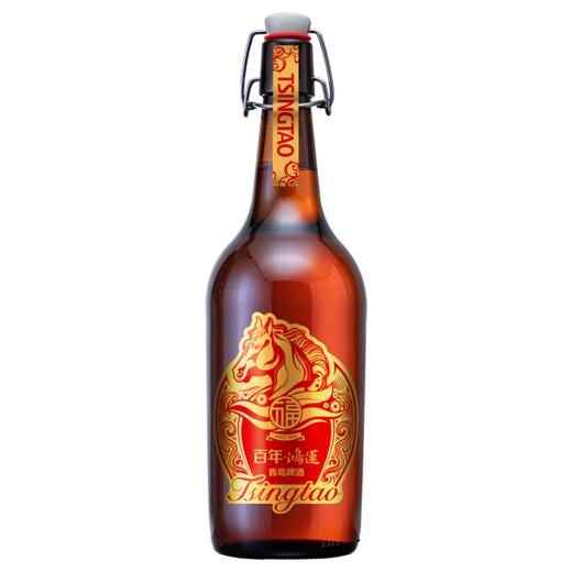 青岛啤酒马年百年鸿运815ml*1瓶礼盒装 商品图3