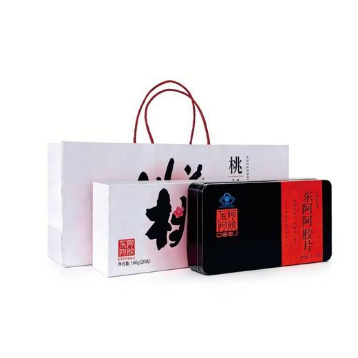桃花姬玫瑰阿胶糕160g+东阿阿胶片（红标）礼品组合 商品图0