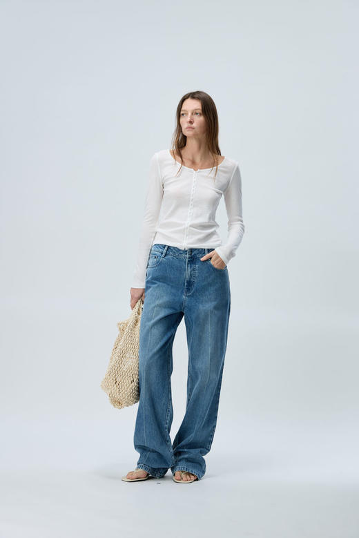 多扣长T 商品图1