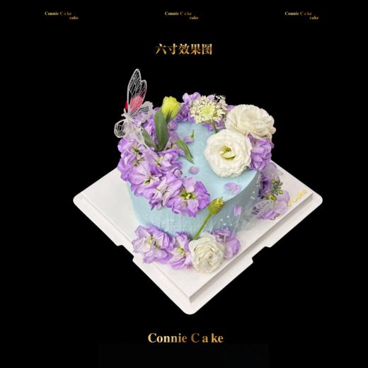 紫色鲜花蝴蝶蛋糕｜坠入一场浪漫的幻梦 商品图4