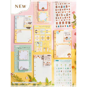 fufufu手账  古川纸工 1页2日付笺 索引贴 贴纸