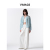 VIMAGE纬漫纪慵懒休闲风圆领镂空肌理绵羊毛针织开衫2026春季新款V2501108 商品缩略图6