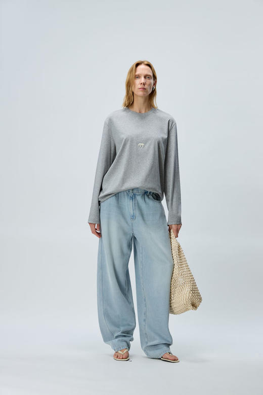 小马牙刷绣T恤 商品图0