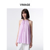 VIMAGE纬漫纪无袖挂脖宽松舒适休闲上衣2026夏季款V2513209 商品缩略图3