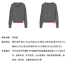 朗姿 【羊毛羊绒】撞色圆领针织开衫LAJH02KCD468 商品缩略图5