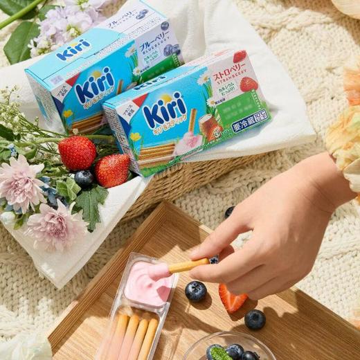 Kiri凯芮法棍酪酪蓝莓味奶酪制品（赠送谷物饼干）105g/盒 商品图1