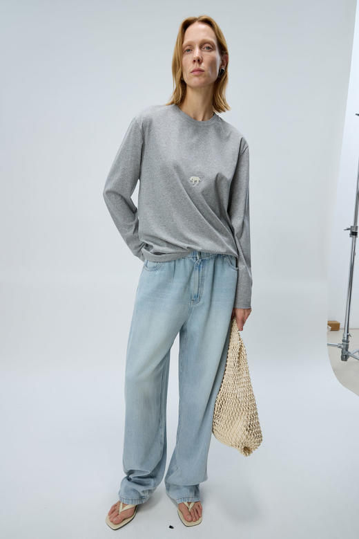 小马牙刷绣T恤 商品图1