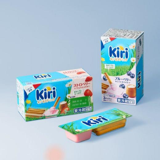 Kiri凯芮法棍酪酪蓝莓味奶酪制品（赠送谷物饼干）105g/盒 商品图0