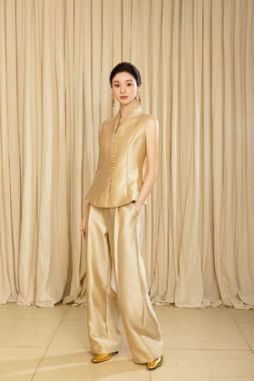 盛唐婧 | 观山月长裤