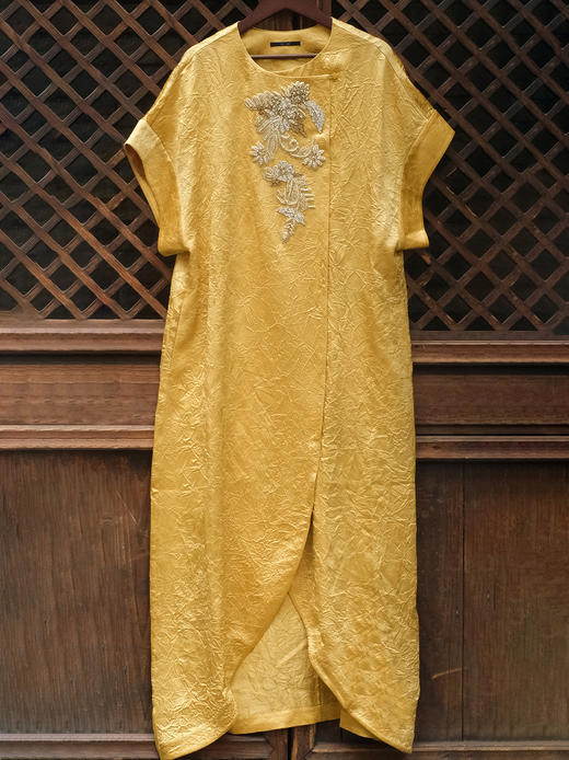 盛唐婧| 鎏光串珠连衣裙 商品图6