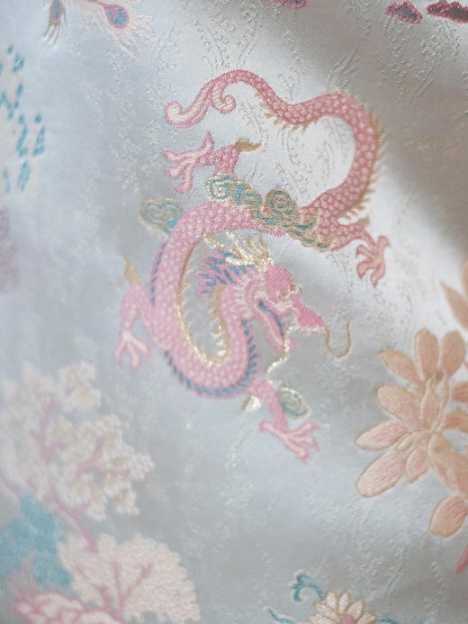 盛唐牡丹 | 龙凤呈祥重缎织金宋锦马甲 商品图4