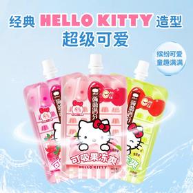 DH 盐津铺子蒟蒻满分可吸果冻爽 混合口味（水蜜桃+葡萄+草莓）- HeloKitty版 520g