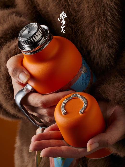 学古 2026丙午马年骐骥系列限定传家壶595ml 马年好礼新年礼物送人送礼 商品图3