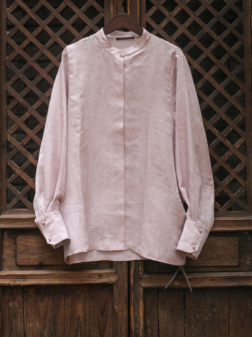 盛唐牡丹 | Paisley纹真丝提花女上衣 商品图0