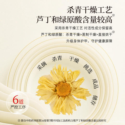 正安原材· 浙江桐乡菊花  只取头茬花朵大香甜润爽 轻松拿下火气 优质原材 菊花 60g/罐【冷藏保存】 商品图8