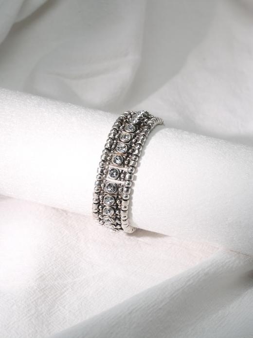 北京仓｜PHILIPPE AUDIBERT-BRACELET ROSELYNETTE-银色 水晶 手链［法国设计师］ 商品图3