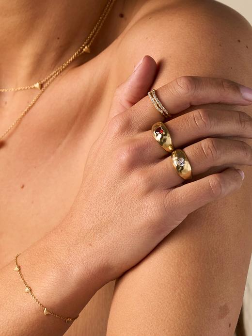 北京仓｜Agapee-AMORI-金色 爱心 手链［法国设计师］ 商品图3