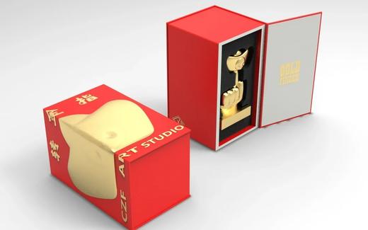 张之丰《转金指》雕塑 商品图3