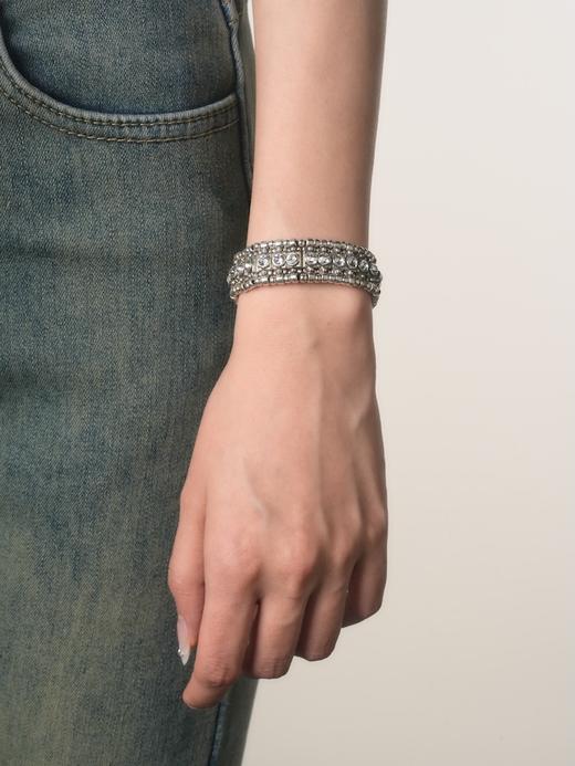 北京仓｜PHILIPPE AUDIBERT-BRACELET ROSELYNETTE-银色 水晶 手链［法国设计师］ 商品图1