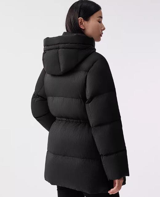 朗姿 【匈牙利白鹅绒】百搭抽绳收腰连帽羽绒服LAJH02OYC422 商品图4