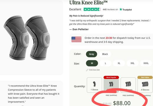 Amrelieve运动多功能护膝 商品图1