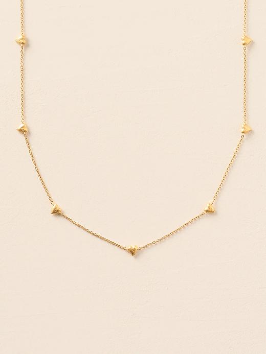 在途4周到｜Agapee-AMORI-金色 爱心 项链［法国设计师］ 商品图1