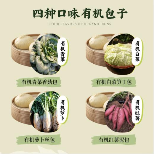 有机包子 多口味袋装 江浙沪包邮配送 商品图1
