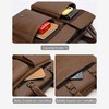男士大容量手提包 商务出差公文包 可斜挎 棕色 商品缩略图2