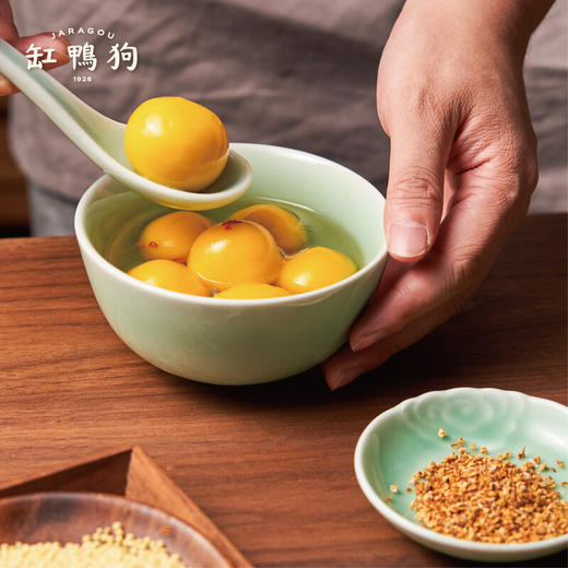 【缸鸭狗】宁波汤圆320g/包 经典猪油黑芝麻元宵汤团 节日年味礼品(dbxb) 商品图6
