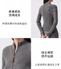 朗姿 修身双拉链针织开衫简约立领上衣LCJH00KCD442 商品缩略图2