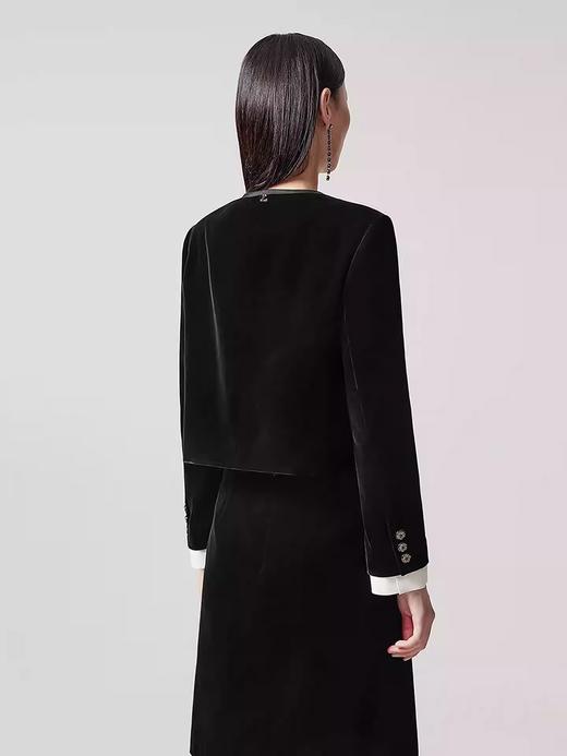 朗姿复古丝绒短外套LCJP00VJP159B11 商品图2