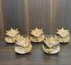 金丝楠木乌木·发财醒狮