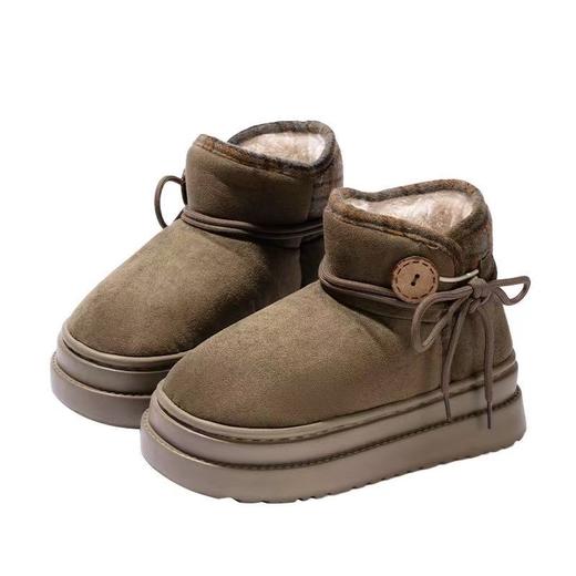 【多样屋专柜】多样屋简约复古秋冬棉鞋/卡其色 商品图7