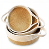 【3个装】美国 taakcc 环保高端 棉绳编织收纳篮 零食玩具饰品整理收纳 X003SPUGLN 商品缩略图0