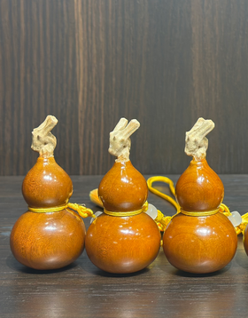 金丝楠木·福禄双全葫芦