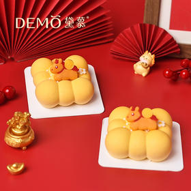 马上发财·芒果苹果慕斯西点|Mango Apple Mousse Pastry