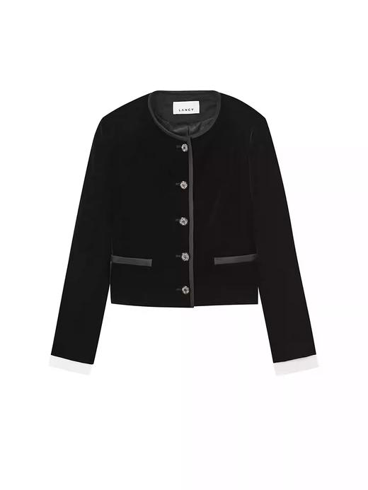 朗姿复古丝绒短外套LCJP00VJP159B11 商品图3