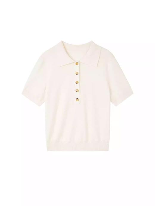 朗姿Polo针织短袖LA7B艺术几何LAJP00KPR436G31 商品图3