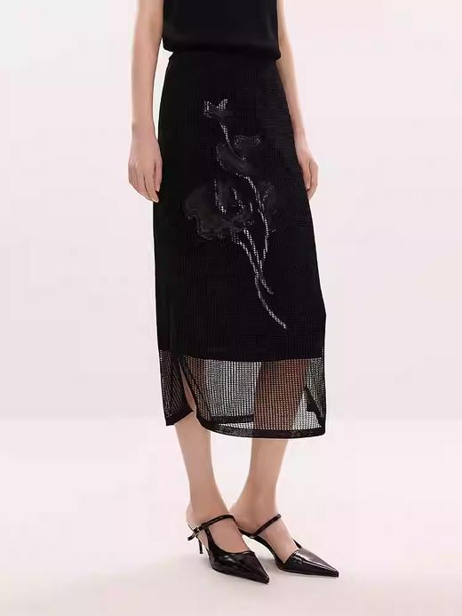 朗姿艺术优雅半裙LCJP01KSK902B11 商品图1