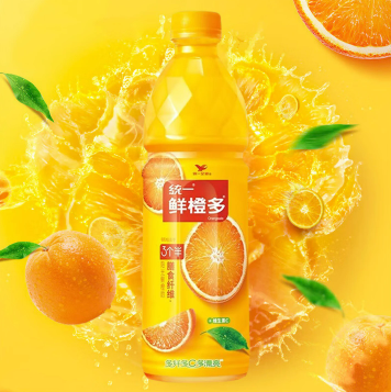 统一鲜橙多 橙汁饮料1250ml/瓶【BH】【BZ】