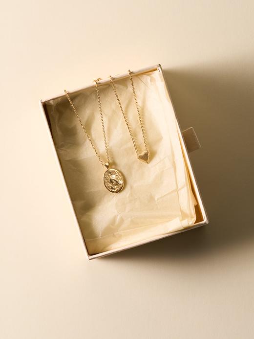 北京仓｜Agapee-AMORI-金色 爱心 项链［法国设计师］ 商品图5