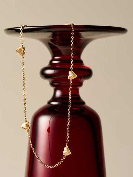 在途4周到｜Agapee-AMORI-金色 爱心 项链［法国设计师］ 商品图5