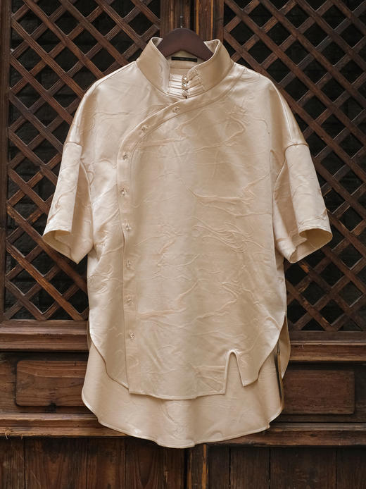 STJING×凯喜雅|长江赋立领短袖上衣 商品图4