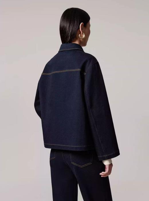 朗姿月夜蓝色牛仔外套LRJP00DJP207A21 商品图2