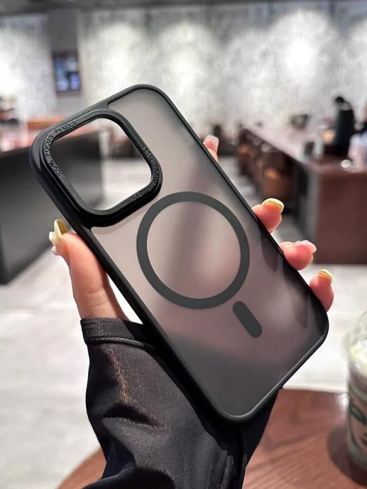 IPhone 16 PRO MAX 高级时尚简约Magsafe磁吸手机壳 午夜黑 商品图0