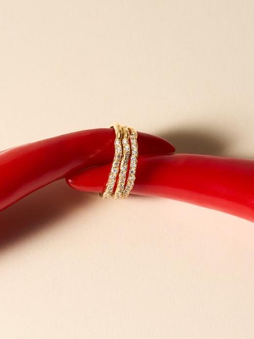 北京仓｜Agapee-AMORI-金色 简约 戒指［法国设计师］ 商品图4