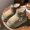 【多样屋专柜】多样屋简约复古秋冬棉鞋/卡其色 商品缩略图2