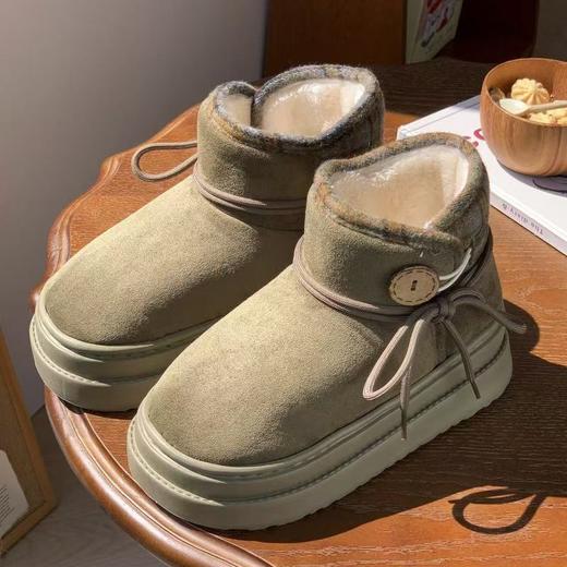 【多样屋专柜】多样屋简约复古秋冬棉鞋/卡其色 商品图2